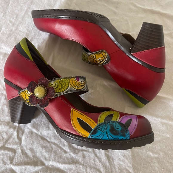 Women’s Designer Leather Shoes 6.5 / 37 - Picture 1 of 3